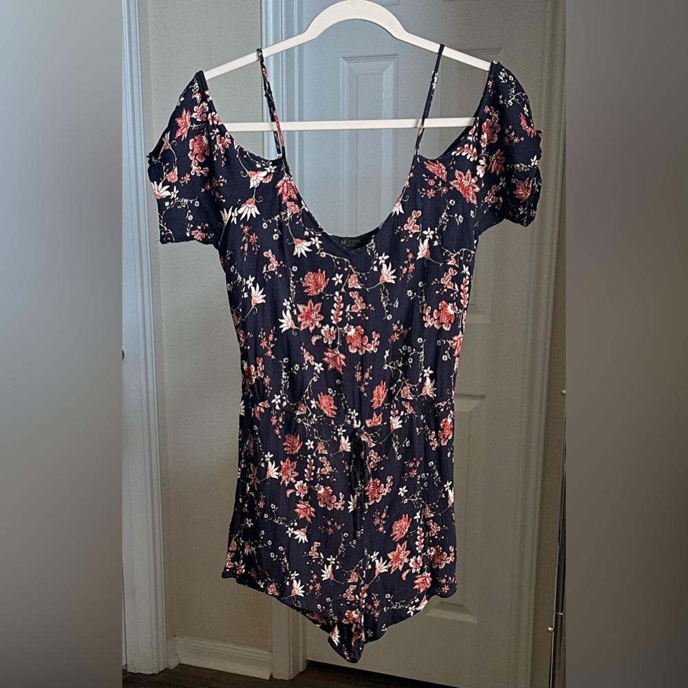 Be Cool Floral Print Romper